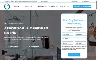 Affordable Designer Baths website