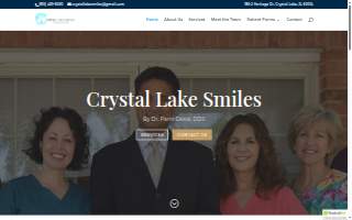 Crystal Lake Smiles website