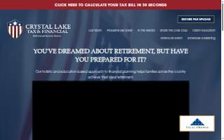 Crystal Lake Tax & Financial website