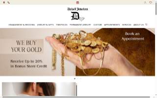 Dalzell Jewelers website