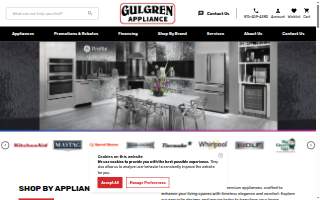 Gulgren Appliance website