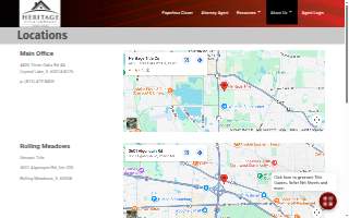 Heritage Title Co website