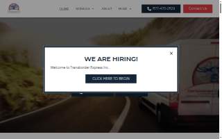 Transborder Express Inc. website