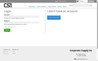 Corporate Supply Inc website