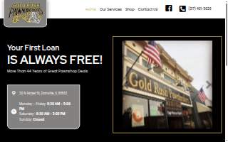 Gold Rush Pawnbrokers website