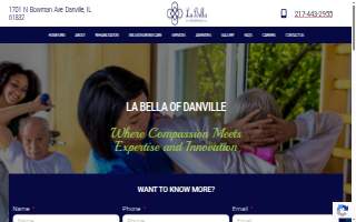 La Bella of Danville website