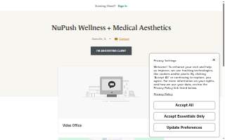 NuPush Wellness + Medical Aesthetics website
