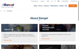 Rangel development & solutions website