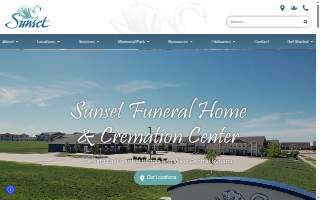 Sunset Funeral Home & Cremation Center website