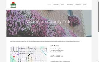 Vermilion County Title Inc website