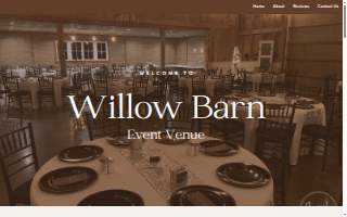 Willow Barn website