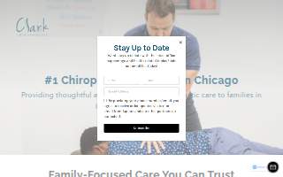 Clark Chiropractic website