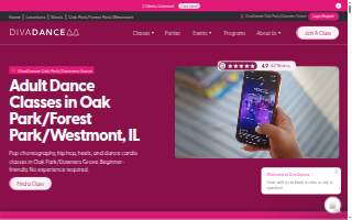 DivaDance Oak Park/Downers Grove website