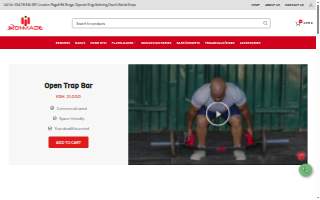 Ironmade Fitness and Meal Prep website
