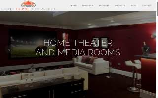 LuxeHome Theater of Darien website
