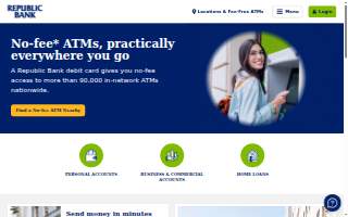 Republic Bank of Chicago website