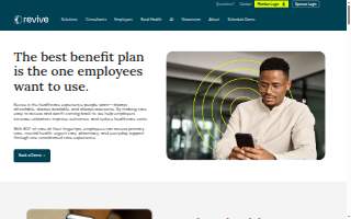 Revive Psychological Services website