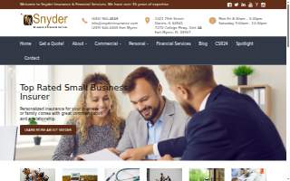 Snyder Insurance & Financial Services website