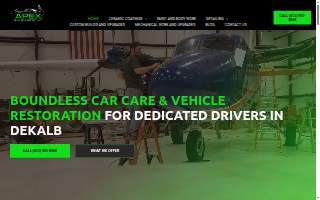 Apex Auto Restoration of De Kalb website