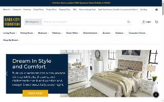 Barb City Furniture website