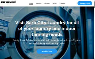 Barb City Laundry website