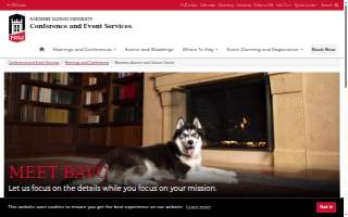 Barsema Alumni and Visitors Center website