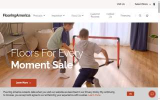 Flooring America Decatur website