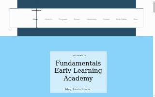 Fundamentals Early Learning Academy website