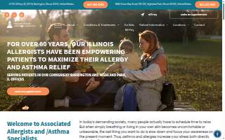 Associated Allergists & Asthma Specialists--Highland Park website