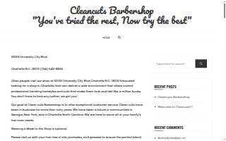 Clean Cuts website
