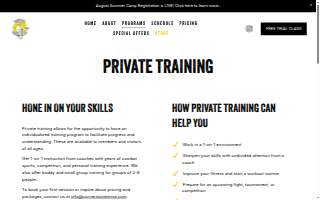 Cornerstone Mixed Martial Arts website