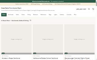 Deerfield Furniture Mart website