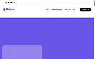 Figfame Digital Marketing Agency website