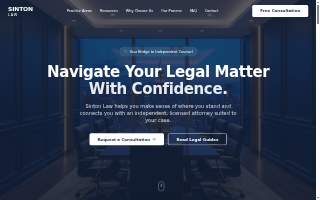 Law Office Of Scott J. Sinton, PC website