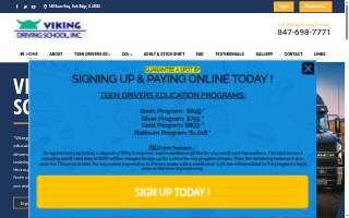 Viking Driving School Inc of Villa Park website