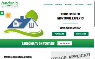 Absolute Fianancial Solutions, d.b.a. Lendonia website