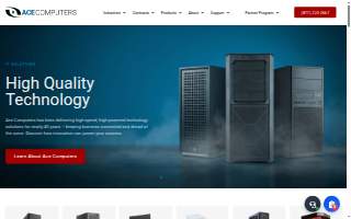 Ace Computers website