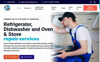 Ali Appliance Repair of Des Plaines website