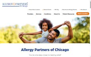 Allergy Partners of Chicago website