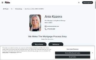 Ania Kozera at Guaranteed Rate NMLS #2288732 website