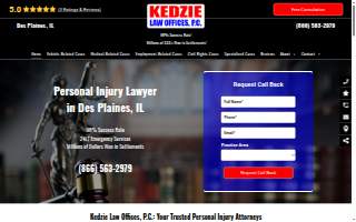 Kedzie Law Offices, P.C. website