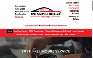Windshield Pros Inc. of Prospect Heights website