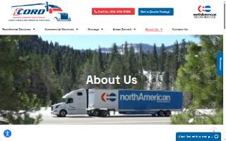Cord Moving and Storage of Dixon website