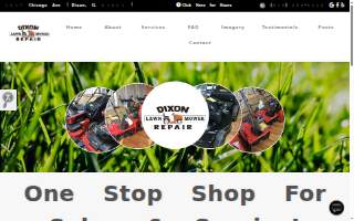 Dixon Lawn Mower Repair website