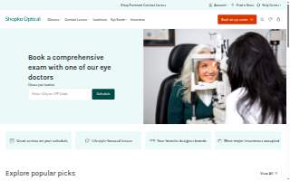 Shopko Optical of Owatonna website