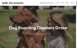 Belle Aire Kennels website