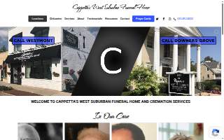 Cappetta's West Suburban Funeral Home & Cremation Services (Downers Grove) website