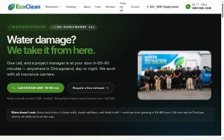 EcoClean website