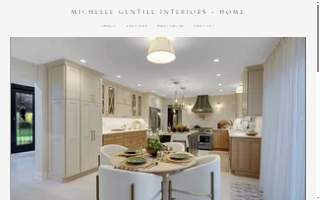 Michelle Gentile Interiors + Home website
