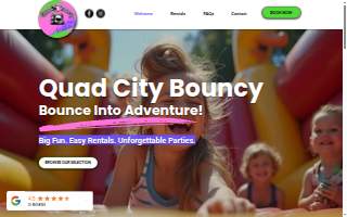 Quad City Bouncy of East Moline website